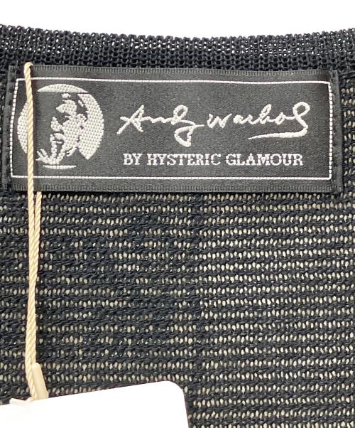 Hysteric Glamour（ヒステリックグラマー）Hysteric Glamour (ヒステリックグラマー) ANDY WARHOL (アンディウォーホル) 半袖カットソー ブラック サイズ:FREEの古着・服飾アイテム
