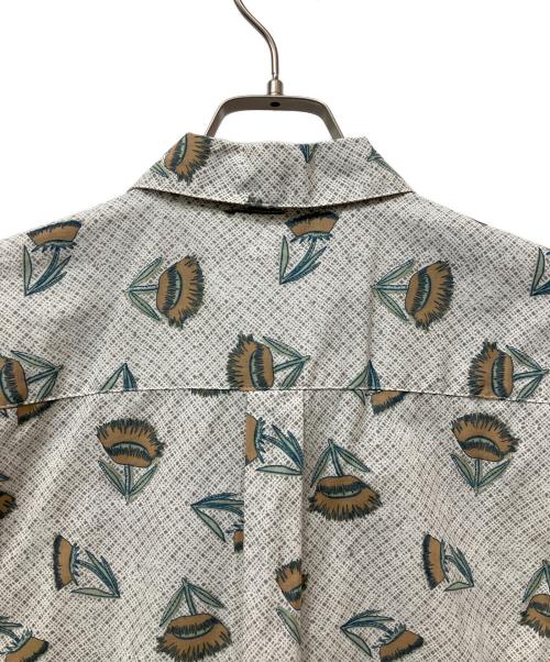 Patagonia（パタゴニア）Patagonia (パタゴニア) 半袖シャツ ホワイト×ベージュ サイズ:Mの古着・服飾アイテム
