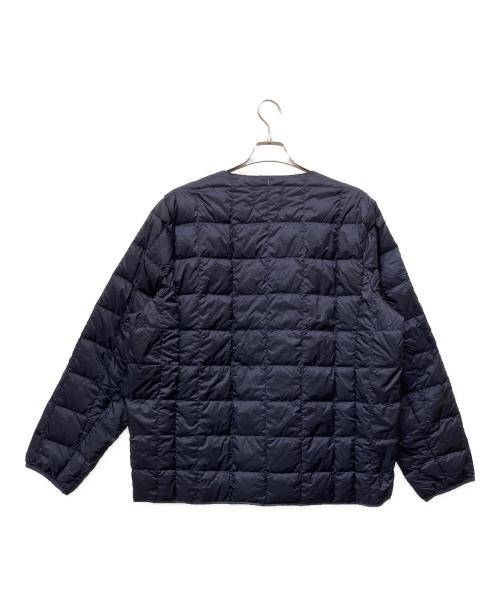 TAION（タイオン）TAION (タイオン) ベーシック クルーネックボタン インナーダウンジャケット ネイビー サイズ:3XLの古着・服飾アイテム