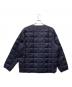 TAION (タイオン) ベーシック クルーネックボタン インナーダウンジャケット ネイビー サイズ:3XL：6000円