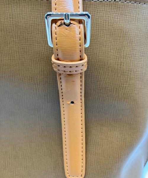 PAUL SMITH（ポールスミス）PAUL SMITH (ポールスミス) カラードチップレザー トートバッグ キャメルの古着・服飾アイテム