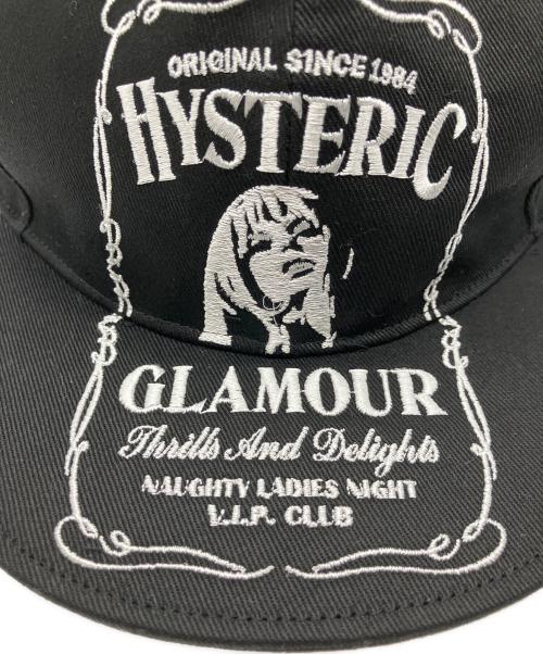 Hysteric Glamour（ヒステリックグラマー）Hysteric Glamour (ヒステリックグラマー) キャップ ブラック サイズ:Freeの古着・服飾アイテム