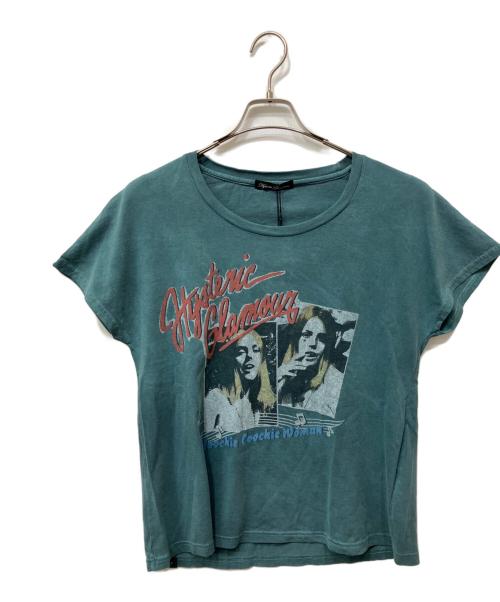 Hysteric Glamour（ヒステリックグラマー）Hysteric Glamour (ヒステリックグラマー) 半袖カットソー グリーン サイズ:Freeの古着・服飾アイテム