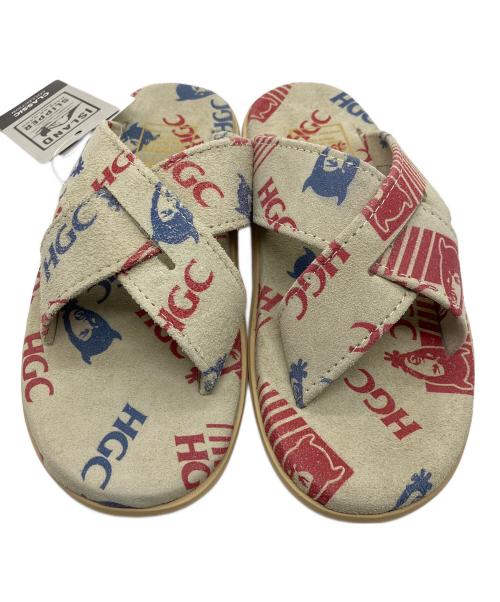Hysteric Glamour（ヒステリックグラマー）Hysteric Glamour (ヒステリックグラマー) ISRAND SLIPPER (アイランドスリッパ) クロスストラップサンダル マルチカラー サイズ:6の古着・服飾アイテム