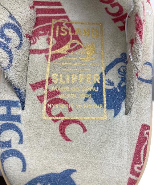 Hysteric Glamour（ヒステリックグラマー）Hysteric Glamour (ヒステリックグラマー) ISRAND SLIPPER (アイランドスリッパ) クロスストラップサンダル マルチカラー サイズ:6の古着・服飾アイテム