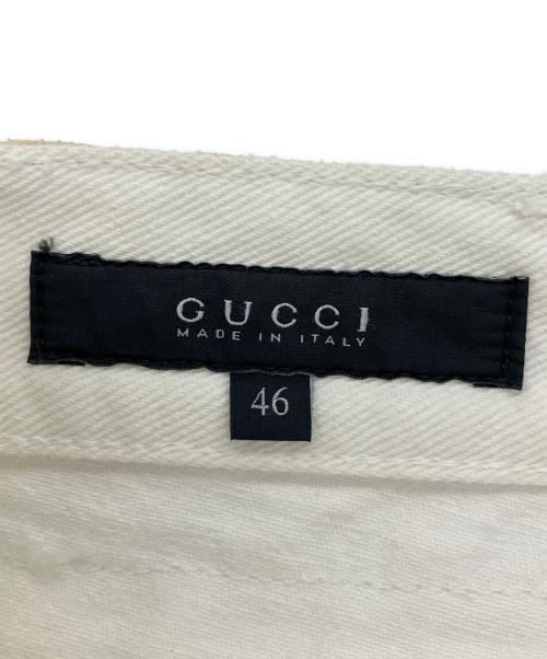 GUCCI（グッチ）GUCCI (グッチ) スキニーデニムパンツ ホワイト サイズ:46の古着・服飾アイテム