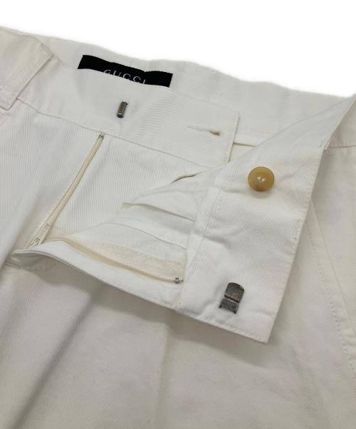 GUCCI（グッチ）GUCCI (グッチ) デニムパンツ ホワイト サイズ:46の古着・服飾アイテム