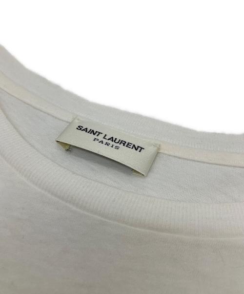 Saint Laurent Paris（サンローランパリ）Saint Laurent Paris (サンローランパリ) Tシャツ ホワイト サイズ:Lの古着・服飾アイテム