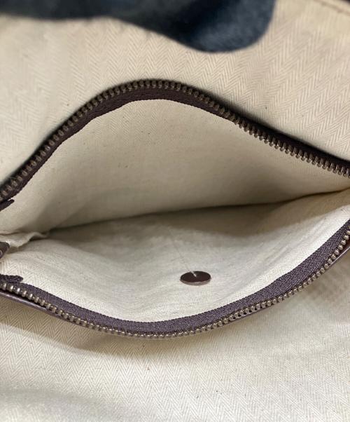 genten（ゲンテン）genten (ゲンテン) ショルダーバッグ ベージュ×ブラウンの古着・服飾アイテム