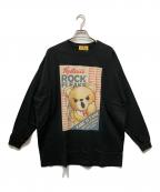Hysteric Glamourヒステリックグラマー）の古着「ROCK FLEAKS」｜ブラック