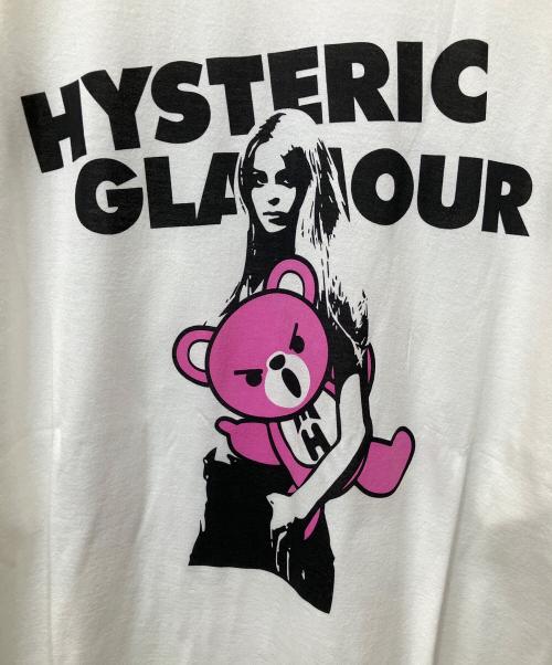Hysteric Glamour（ヒステリックグラマー）Hysteric Glamour (ヒステリックグラマー) 長袖カットソー ホワイト サイズ:Freeの古着・服飾アイテム