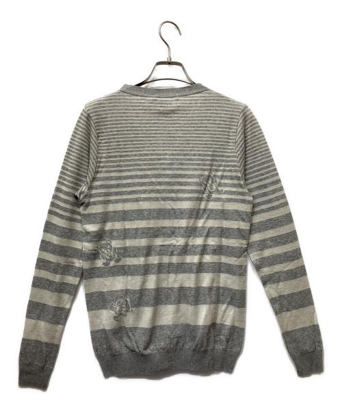 Hysteric Glamour（ヒステリックグラマー）Hysteric Glamour (ヒステリックグラマー) 薄手カーディガン グレー サイズ:Freeの古着・服飾アイテム