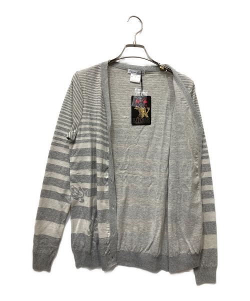 Hysteric Glamour（ヒステリックグラマー）Hysteric Glamour (ヒステリックグラマー) 薄手カーディガン グレー サイズ:Freeの古着・服飾アイテム