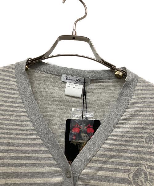 Hysteric Glamour（ヒステリックグラマー）Hysteric Glamour (ヒステリックグラマー) 薄手カーディガン グレー サイズ:Freeの古着・服飾アイテム