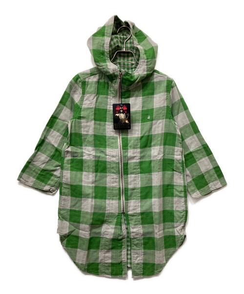 Hysteric Glamour（ヒステリックグラマー）Hysteric Glamour (ヒステリックグラマー) ジップパーカー グリーン サイズ:Freeの古着・服飾アイテム