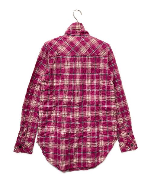 Hysteric Glamour（ヒステリックグラマー）Hysteric Glamour (ヒステリックグラマー) ジップシャツ ショッキングピンク サイズ:Freeの古着・服飾アイテム