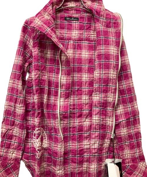 Hysteric Glamour（ヒステリックグラマー）Hysteric Glamour (ヒステリックグラマー) ジップシャツ ショッキングピンク サイズ:Freeの古着・服飾アイテム