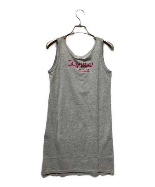 Hysteric Glamour（ヒステリックグラマー）Hysteric Glamour (ヒステリックグラマー) ANDY WARHOL (アンディウォーホル) ノースリーブカットソー グレー サイズ:Freeの古着・服飾アイテム