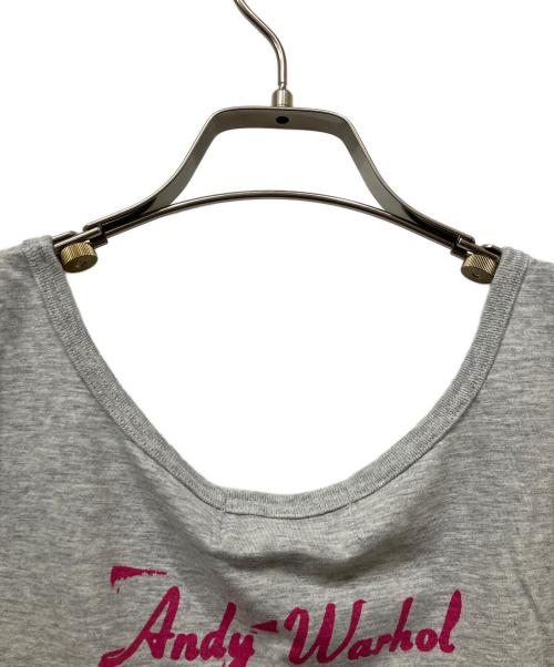 Hysteric Glamour（ヒステリックグラマー）Hysteric Glamour (ヒステリックグラマー) ANDY WARHOL (アンディウォーホル) ノースリーブカットソー グレー サイズ:Freeの古着・服飾アイテム