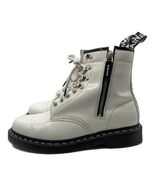 Dr.Martens（ドクターマーチン）Dr.Martens (ドクターマーチン) 1460 ZIPPED HDW ホワイト サイズ:7の古着・服飾アイテム