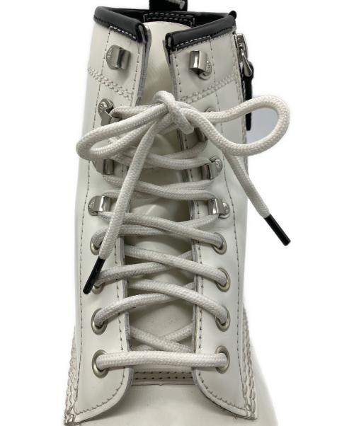 Dr.Martens（ドクターマーチン）Dr.Martens (ドクターマーチン) 1460 ZIPPED HDW ホワイト サイズ:7の古着・服飾アイテム