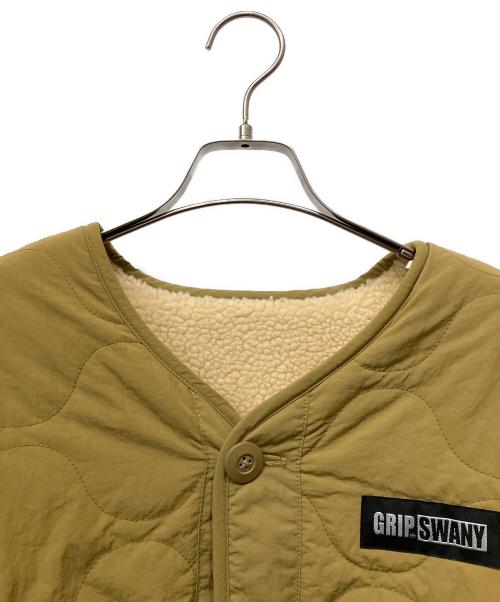 GRIP SWANY（グリップスワニー）GRIP SWANY (グリップスワニー) リバーシブルジャケット カーキ サイズ:Lの古着・服飾アイテム