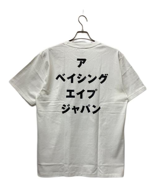 A BATHING APE（アベイシングエイプ）A BATHING APE (アベイシングエイプ) 半袖カットソー ホワイト サイズ:Lの古着・服飾アイテム
