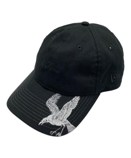 Yohji Yamamoto pour homme（ヨウジヤマモト プールオム）Yohji Yamamoto pour homme (ヨウジヤマモト プールオム) New Era (ニューエラ) キャップ ブラックの古着・服飾アイテム