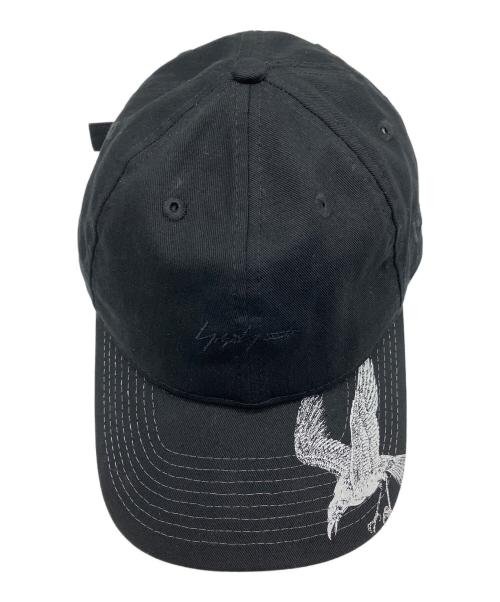 Yohji Yamamoto pour homme（ヨウジヤマモト プールオム）Yohji Yamamoto pour homme (ヨウジヤマモト プールオム) New Era (ニューエラ) キャップ ブラックの古着・服飾アイテム