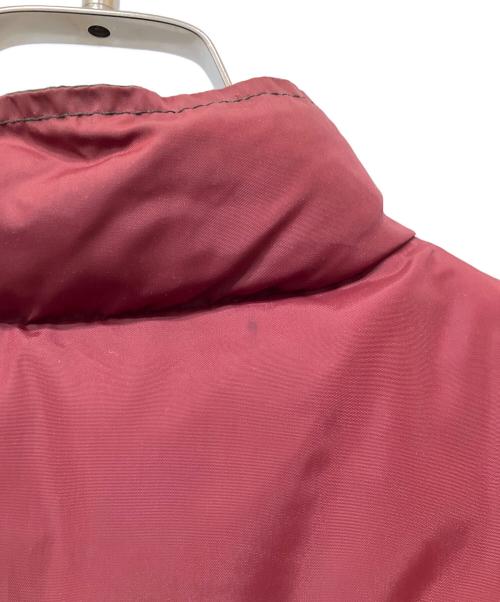 Schott（ショット）Schott (ショット) リバーシブルダウンベスト オリーブ×レッド サイズ:Lの古着・服飾アイテム