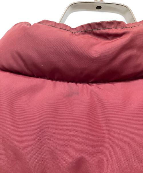 Schott（ショット）Schott (ショット) リバーシブルダウンベスト オリーブ×レッド サイズ:Lの古着・服飾アイテム