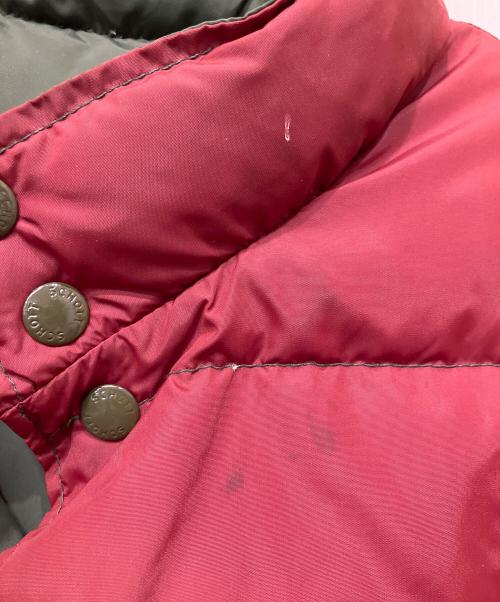 Schott（ショット）Schott (ショット) リバーシブルダウンベスト オリーブ×レッド サイズ:Lの古着・服飾アイテム