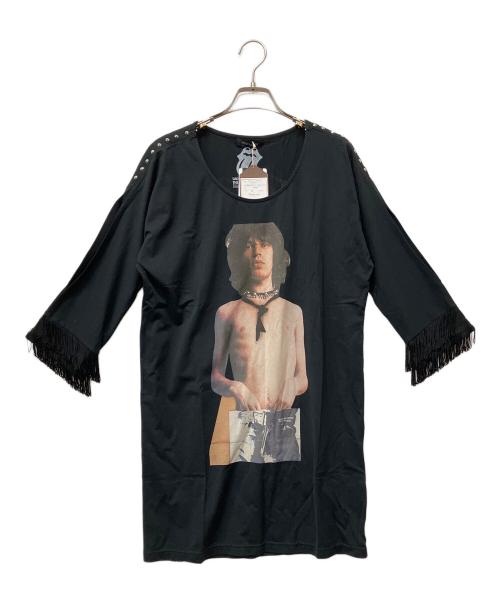 Hysteric Glamour（ヒステリックグラマー）Hysteric Glamour (ヒステリックグラマー) ROLLING STONES (ローリングストーンズ) 長袖カットソー ブラック サイズ:Freeの古着・服飾アイテム