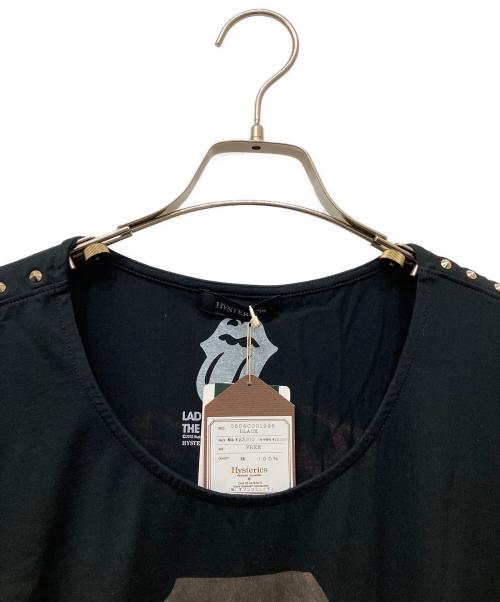 Hysteric Glamour（ヒステリックグラマー）Hysteric Glamour (ヒステリックグラマー) ROLLING STONES (ローリングストーンズ) 長袖カットソー ブラック サイズ:Freeの古着・服飾アイテム
