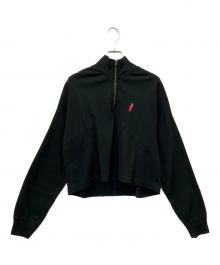 Hysteric Glamour（ヒステリックグラマー）の古着「ハーフジップスウェット」｜ブラック