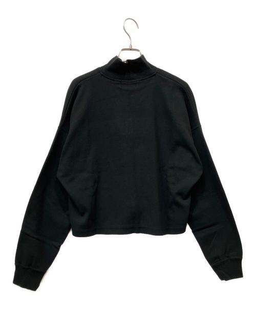 Hysteric Glamour（ヒステリックグラマー）Hysteric Glamour (ヒステリックグラマー) ハーフジップスウェット ブラック サイズ:Freeの古着・服飾アイテム