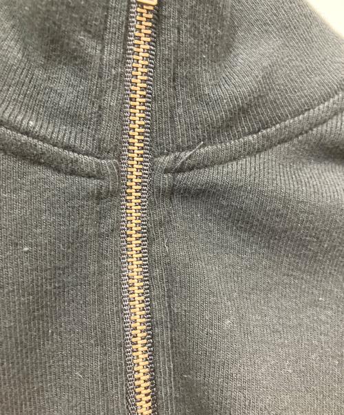 Hysteric Glamour（ヒステリックグラマー）Hysteric Glamour (ヒステリックグラマー) ハーフジップスウェット ブラック サイズ:Freeの古着・服飾アイテム