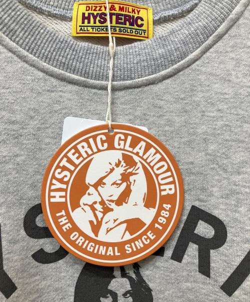 Hysteric Glamour（ヒステリックグラマー）Hysteric Glamour (ヒステリックグラマー) 	HYSTERIC RECORDS レイヤードプルオーバー グレー×ブラウン サイズ:Free 未使用品の古着・服飾アイテム