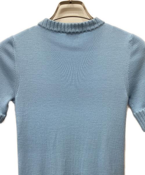 LOEWE（ロエベ）LOEWE (ロエベ) 半袖ワンピース ブラック×ブルー サイズ:XSの古着・服飾アイテム