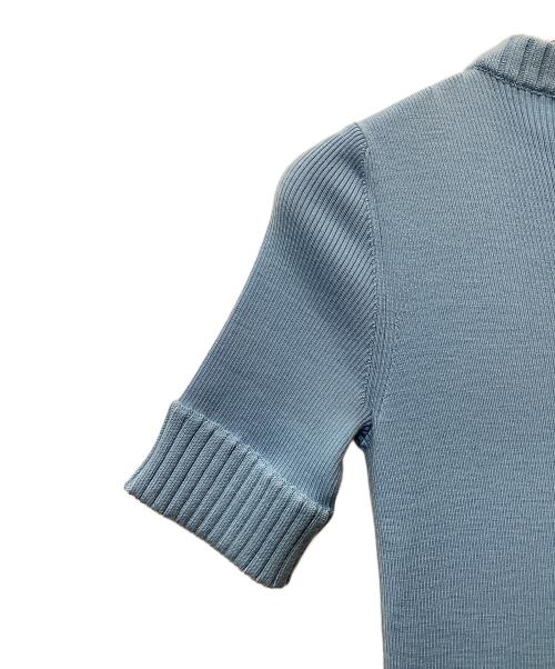 LOEWE（ロエベ）LOEWE (ロエベ) 半袖ワンピース ブラック×ブルー サイズ:XSの古着・服飾アイテム