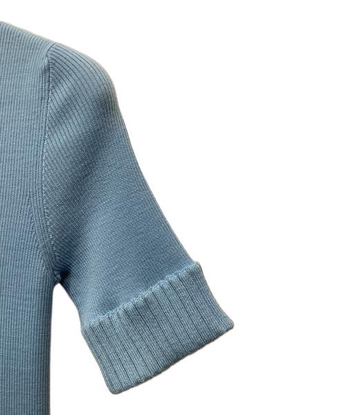 LOEWE（ロエベ）LOEWE (ロエベ) 半袖ワンピース ブラック×ブルー サイズ:XSの古着・服飾アイテム