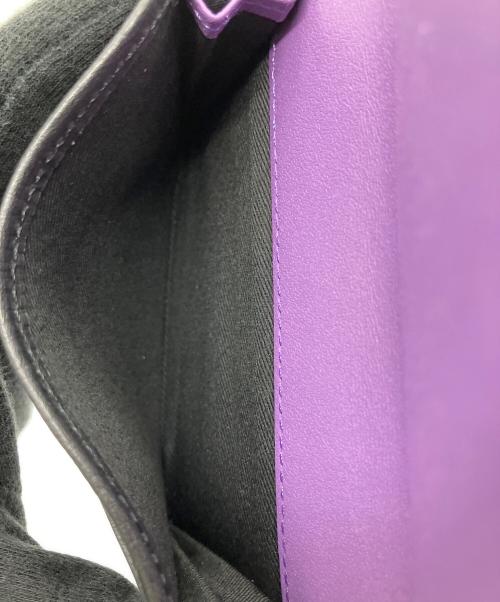 MACKINTOSH LONDON（マッキントッシュ ロンドン）MACKINTOSH LONDON (マッキントッシュ ロンドン) カードケース ブラック×パープルの古着・服飾アイテム