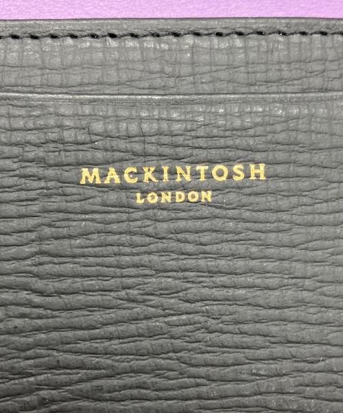 MACKINTOSH LONDON（マッキントッシュ ロンドン）MACKINTOSH LONDON (マッキントッシュ ロンドン) カードケース ブラック×パープルの古着・服飾アイテム