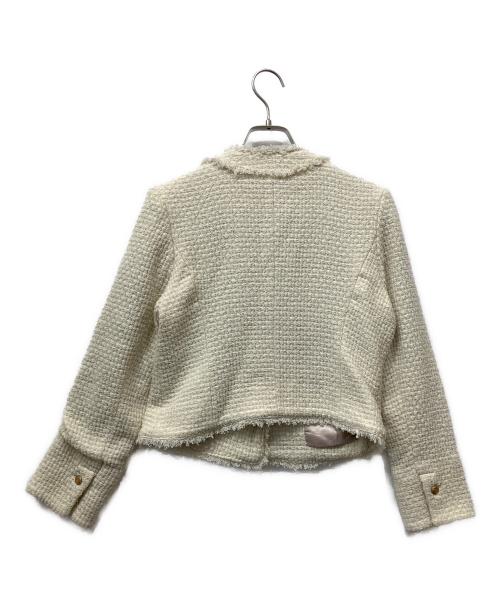 HER LIP TO（ハーリップトゥ）HER LIP TO (ハーリップトゥ) Grace Tweed Jacket ベージュ サイズ:Sの古着・服飾アイテム