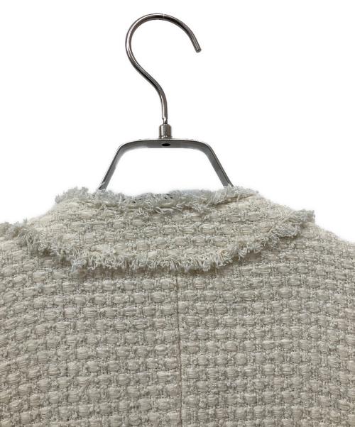 HER LIP TO（ハーリップトゥ）HER LIP TO (ハーリップトゥ) Grace Tweed Jacket ベージュ サイズ:Sの古着・服飾アイテム