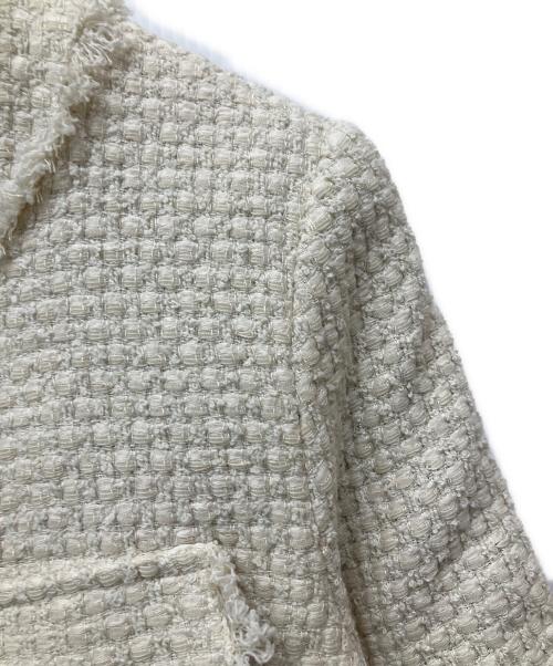HER LIP TO（ハーリップトゥ）HER LIP TO (ハーリップトゥ) Grace Tweed Jacket ベージュ サイズ:Sの古着・服飾アイテム