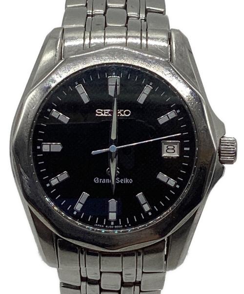 SEIKO（セイコー）SEIKO (セイコー) グランドセイコー SSブレスレット ブラックの古着・服飾アイテム