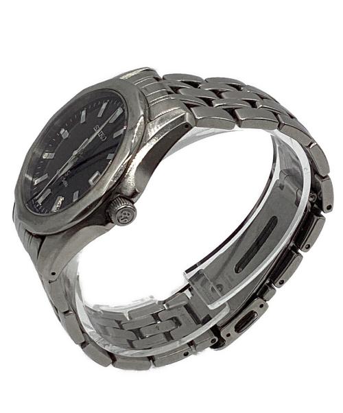 SEIKO（セイコー）SEIKO (セイコー) グランドセイコー SSブレスレット ブラックの古着・服飾アイテム