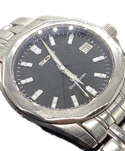 SEIKO（セイコー）SEIKO (セイコー) グランドセイコー SSブレスレット ブラックの古着・服飾アイテム