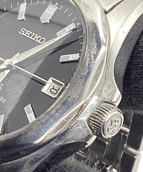 SEIKO（セイコー）SEIKO (セイコー) グランドセイコー SSブレスレット ブラックの古着・服飾アイテム